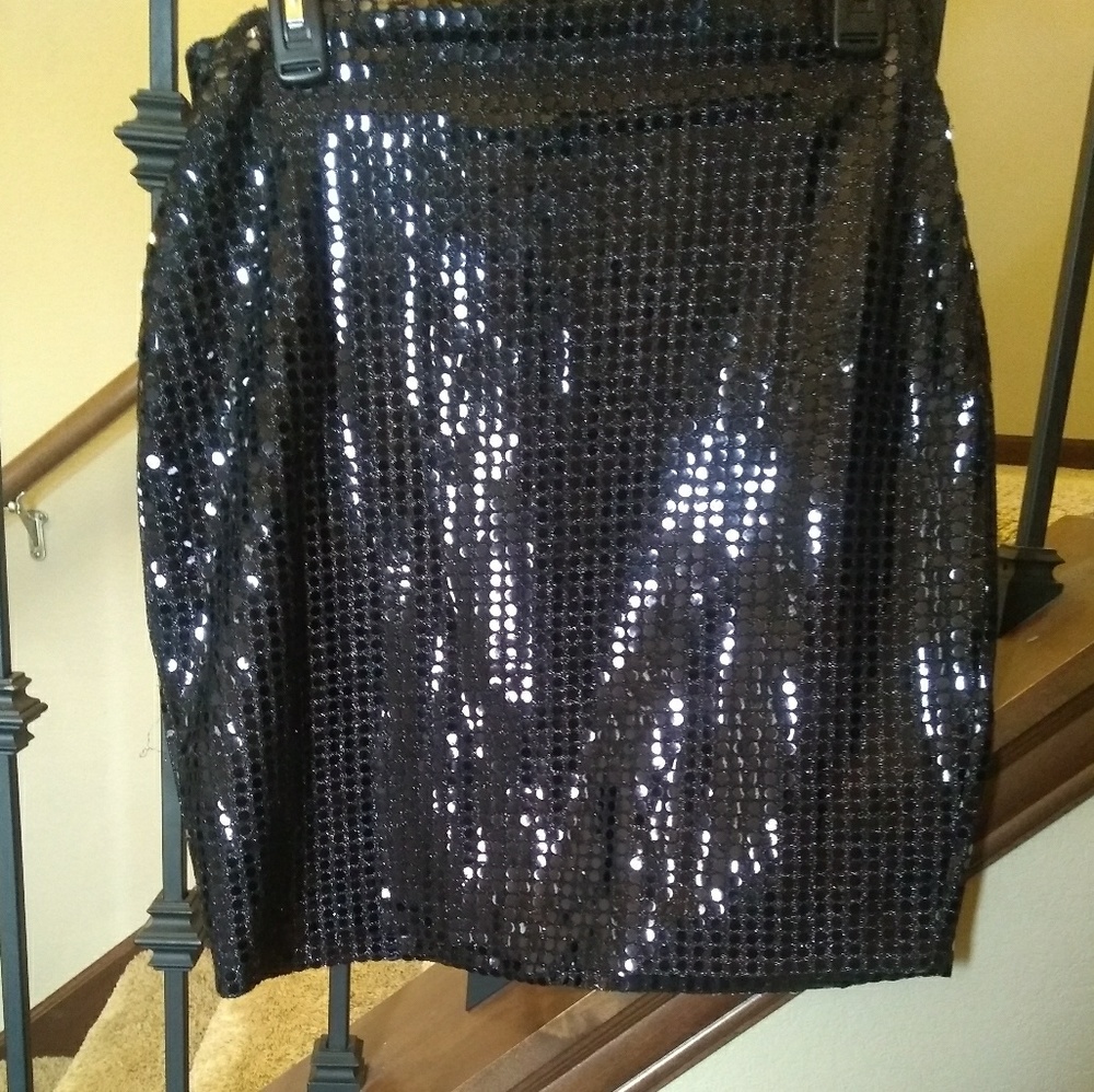 Vintage Marnie West sequence skirt